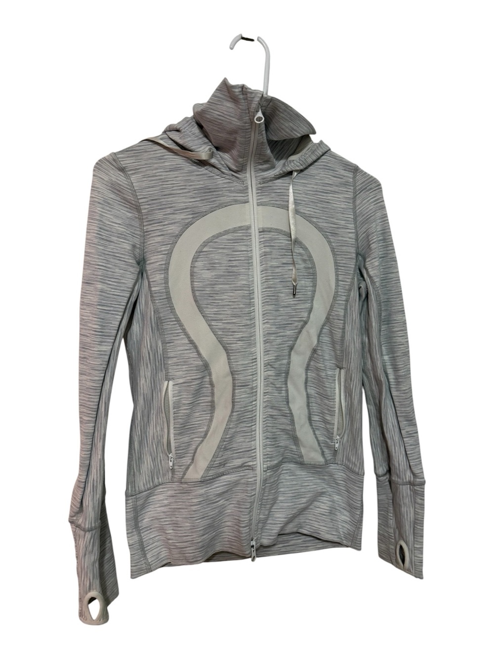 lululemon athletica Gray Space Dye Full-Zip Hooded Jacket